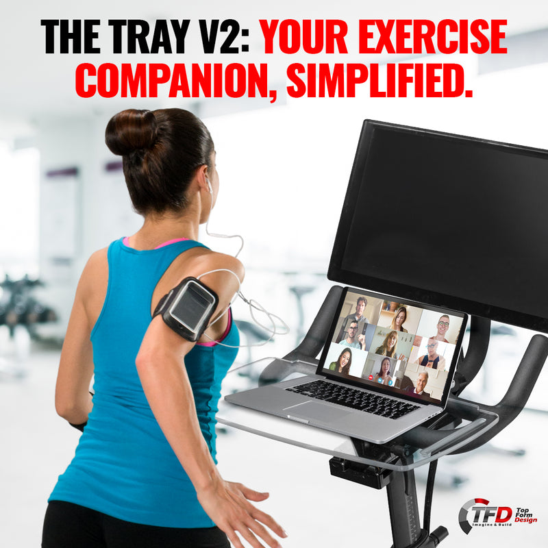 TFD The Tray V2, Compatible with Peloton Bikes (Original Models) Top Form Design Uk
