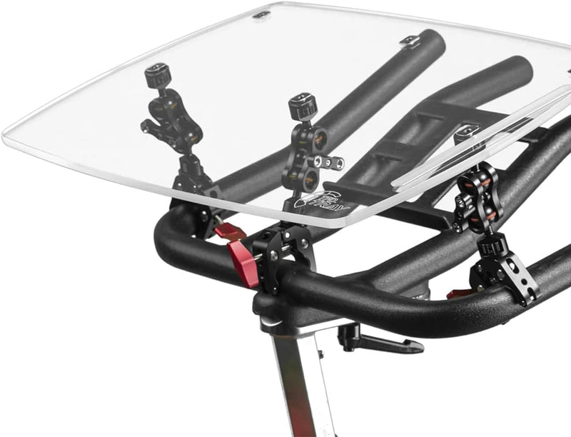 TFD Tray Universal (Clear) -  Turn any Exercise bike into a work station